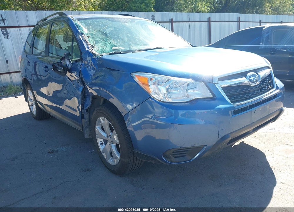 2016 SUBARU FORESTER 2.5I VIN: JF2SJABCXGH552699