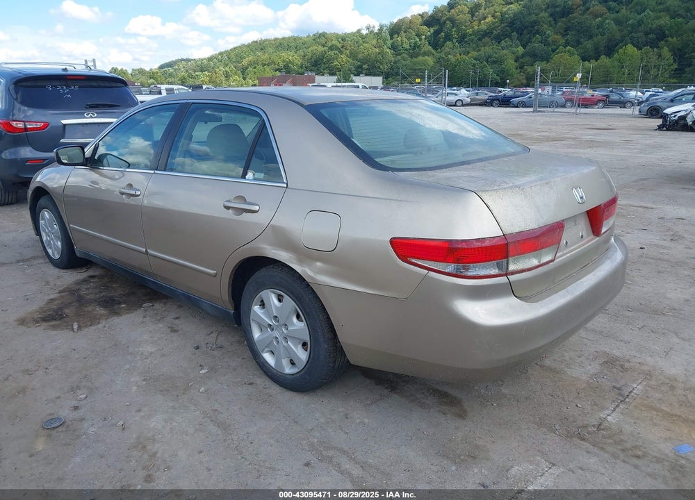 2003 HONDA ACCORD 2.4 LX VIN: 1HGCM55323A136731