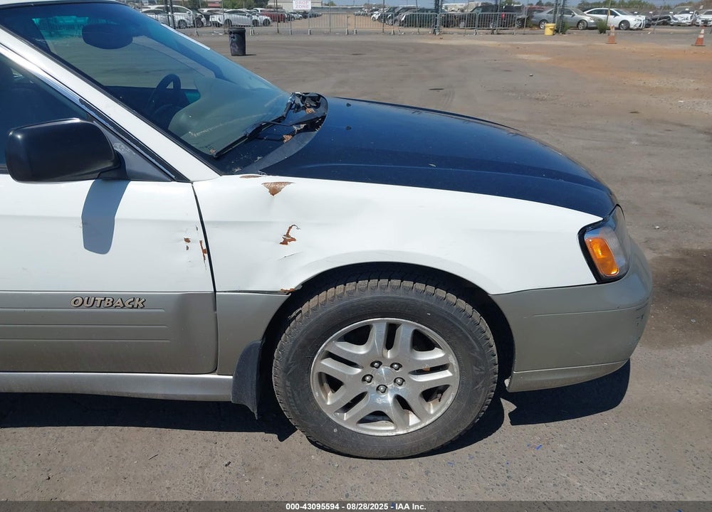 2001 SUBARU OUTBACK VIN: 4S3BH665517600514