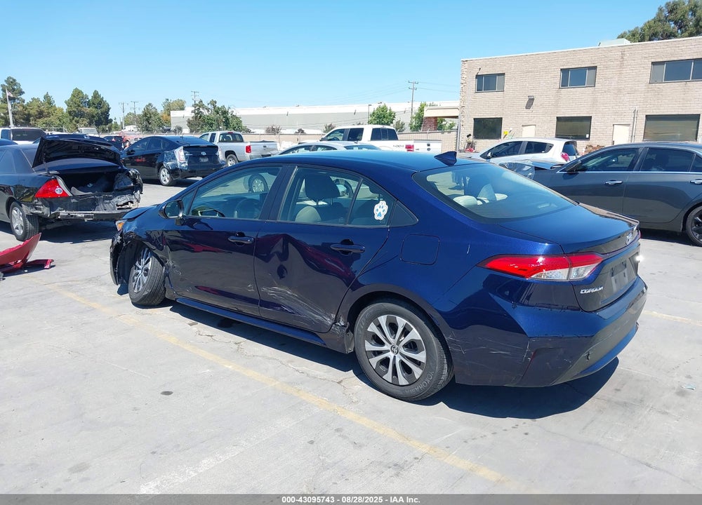 2022 TOYOTA COROLLA HYBRID LE VIN: JTDEAMDE6NJ043890