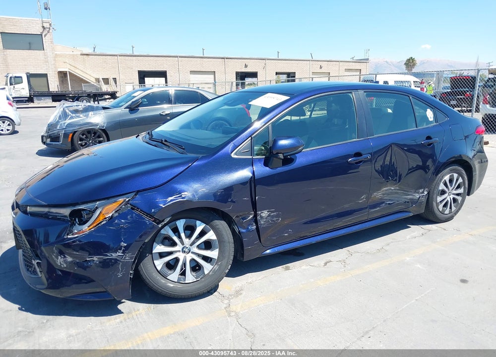 2022 TOYOTA COROLLA HYBRID LE VIN: JTDEAMDE6NJ043890