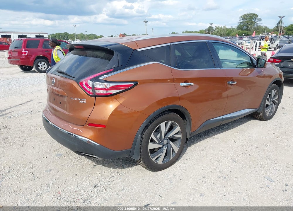 2015 NISSAN MURANO VIN: 5N1AZ2MH6FN257080