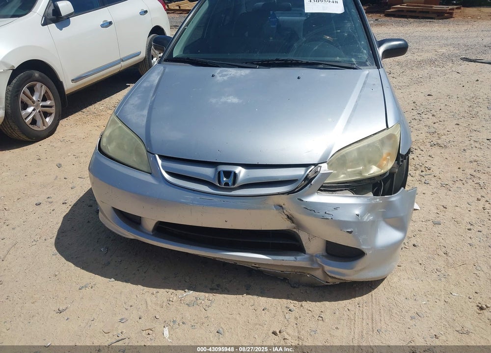 2005 HONDA CIVIC LX VIN: 2HGES16655H538845