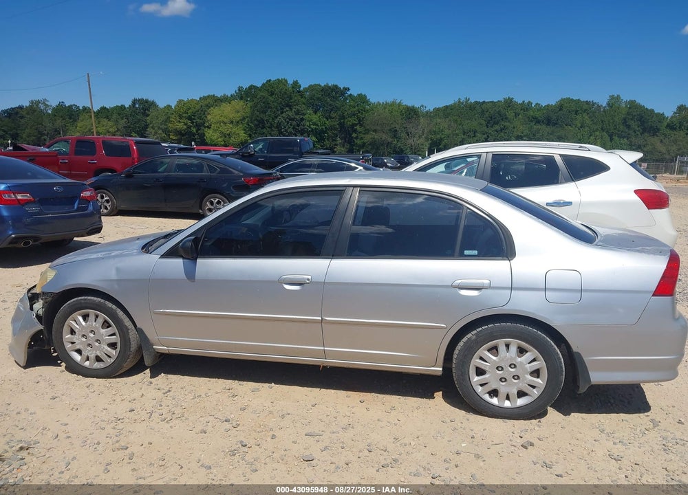 2005 HONDA CIVIC LX VIN: 2HGES16655H538845