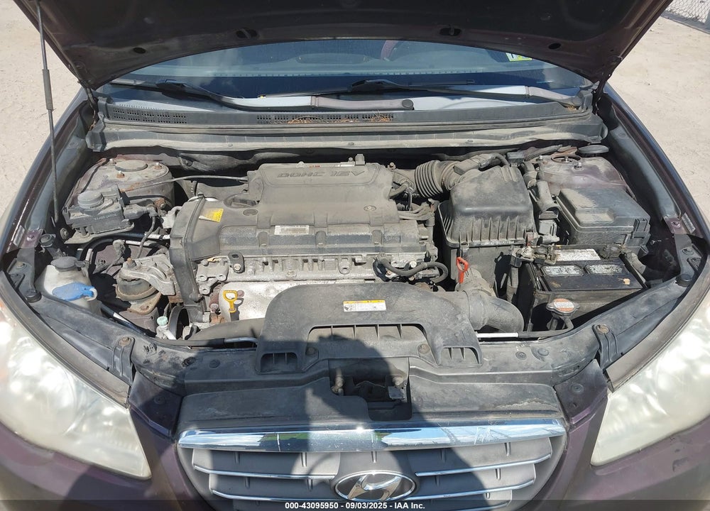 2008 HYUNDAI ELANTRA VIN: KMHDU46D58U585777