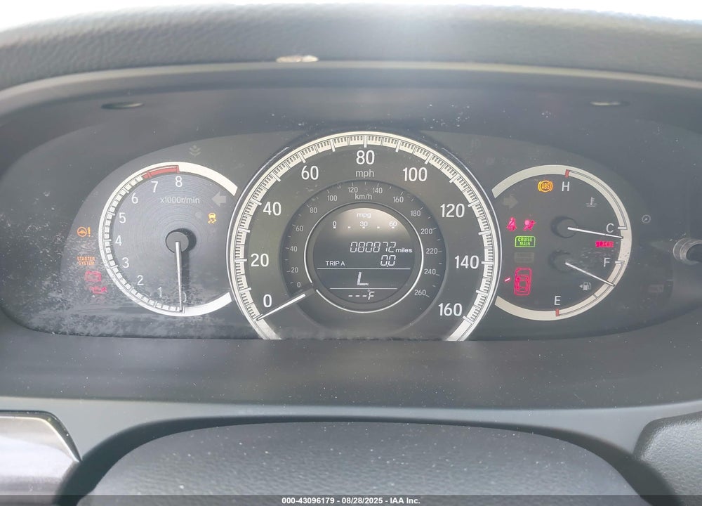 2016 HONDA ACCORD EX-L VIN: 1HGCR2F82GA246890