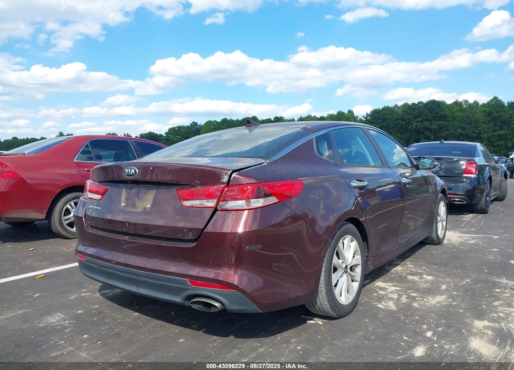 2017 KIA OPTIMA VIN: 5XXGT4L36HG123427