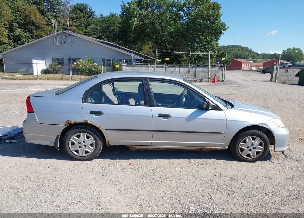 2005 HONDA CIVIC VP VIN: 1HGES16375L025542
