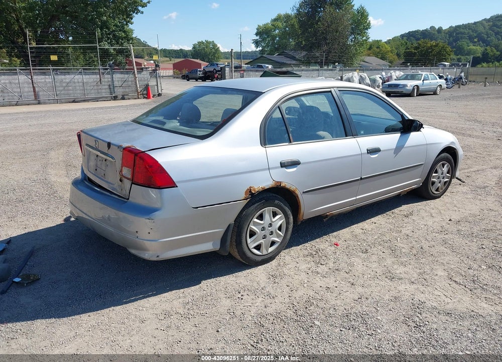 2005 HONDA CIVIC VP VIN: 1HGES16375L025542