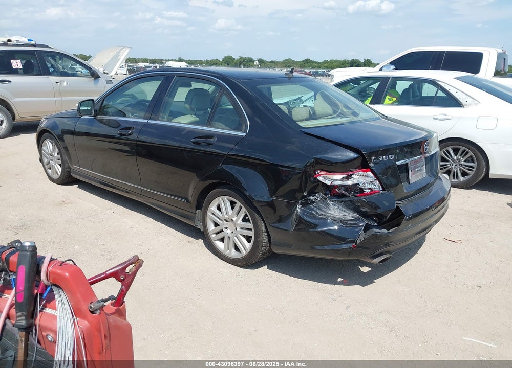 2009 MERCEDES-BENZ C CLASS VIN: WDDGF54X99R084884
