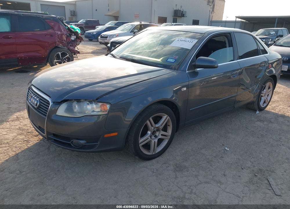 2007 AUDI A4 2.0T VIN: WAUAF78E57A201440