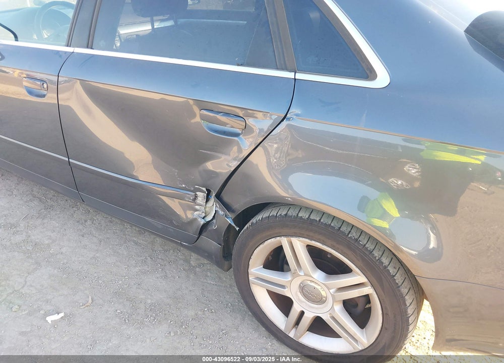 2007 AUDI A4 2.0T VIN: WAUAF78E57A201440
