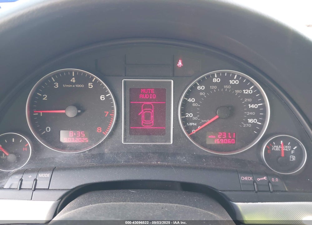 2007 AUDI A4 2.0T VIN: WAUAF78E57A201440
