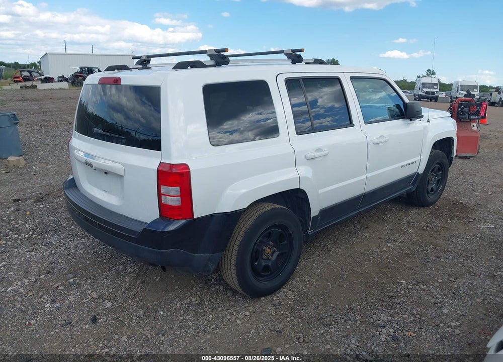2017 JEEP PATRIOT VIN: 1C4NJRFB5HD210548