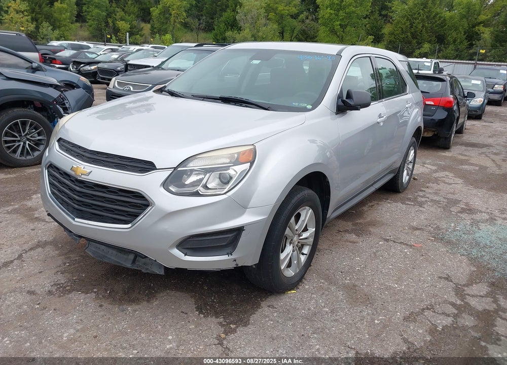 2016 CHEVROLET EQUINOX LS VIN: 2GNALBEK3G6151621