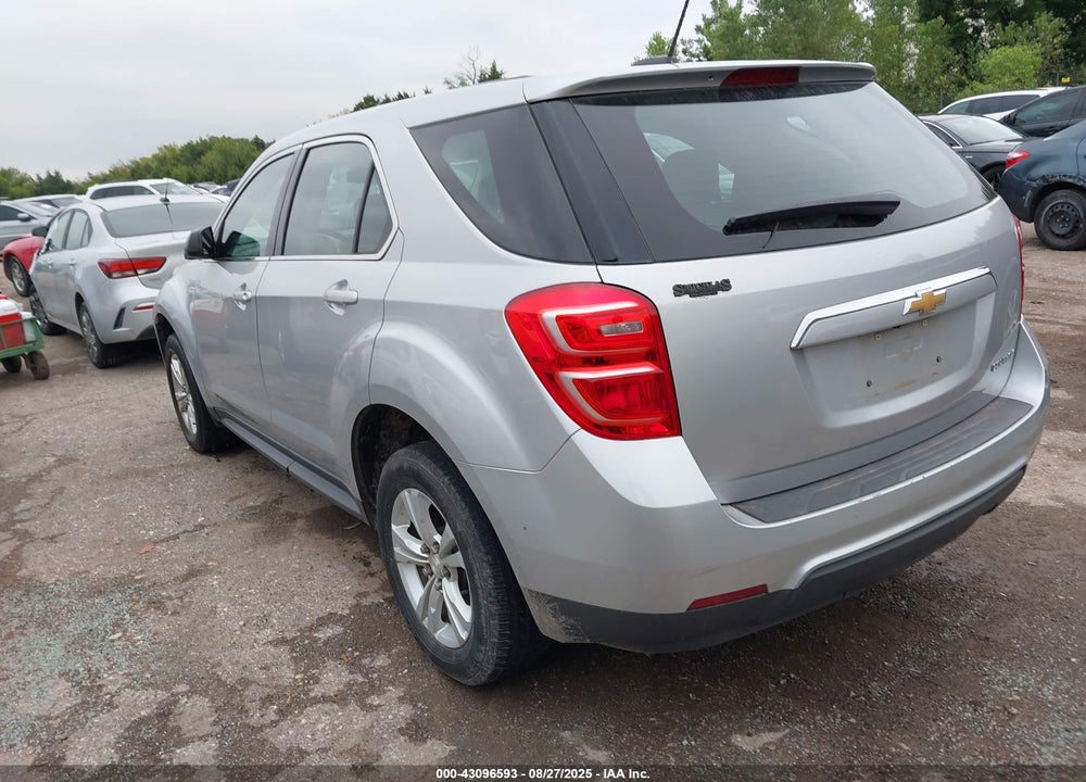 2016 CHEVROLET EQUINOX LS VIN: 2GNALBEK3G6151621