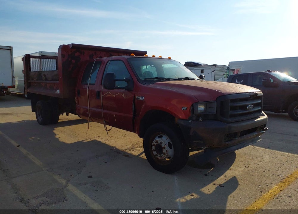 2002 FORD F-450 LARIAT/XL/XLT VIN: 1FDXW46S02EB46963