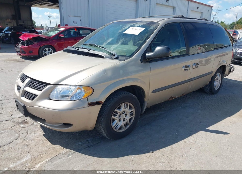 2002 DODGE GRAND CARAVAN SPORT VIN: 2B4GP44302R783039