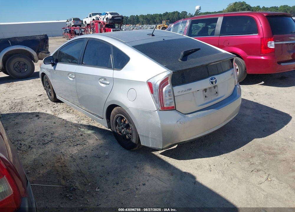 2012 TOYOTA PRIUS VIN: JTDKN3DU2C5447039