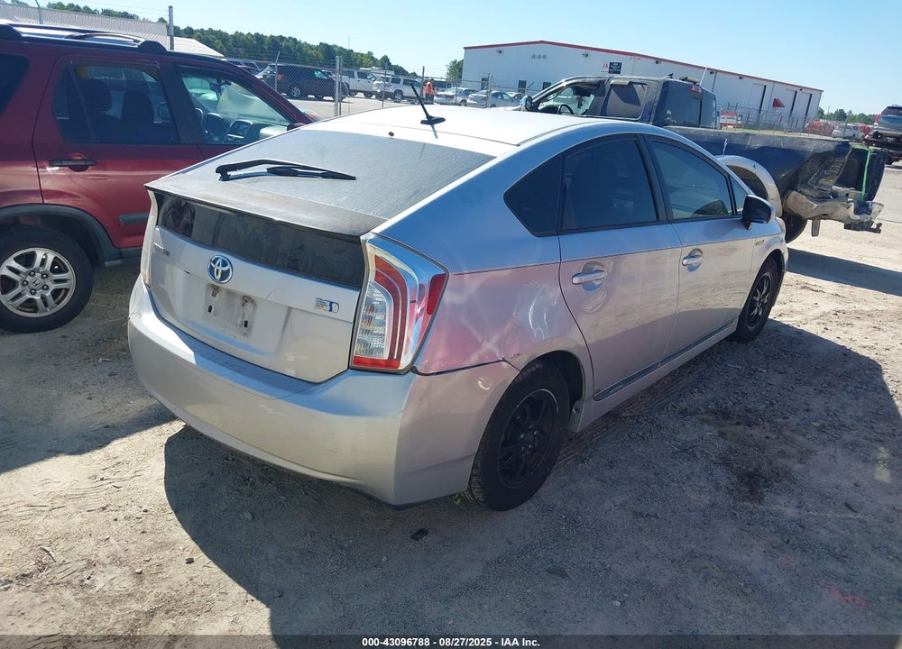 2012 TOYOTA PRIUS VIN: JTDKN3DU2C5447039