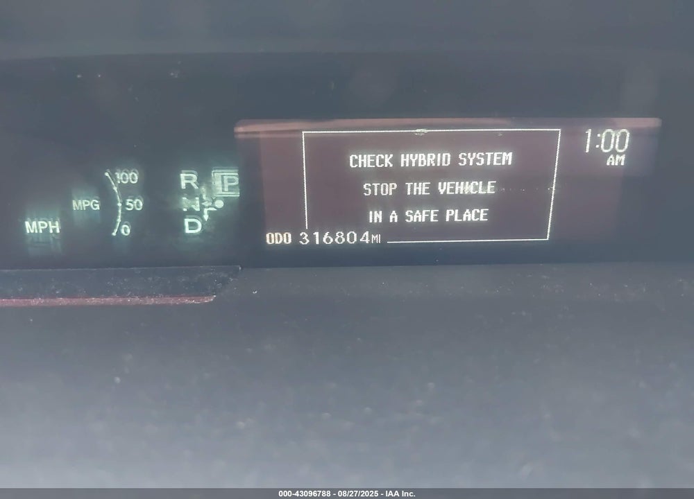 2012 TOYOTA PRIUS VIN: JTDKN3DU2C5447039