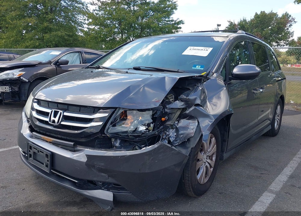 2016 HONDA ODYSSEY SE VIN: 5FNRL5H36GB081110