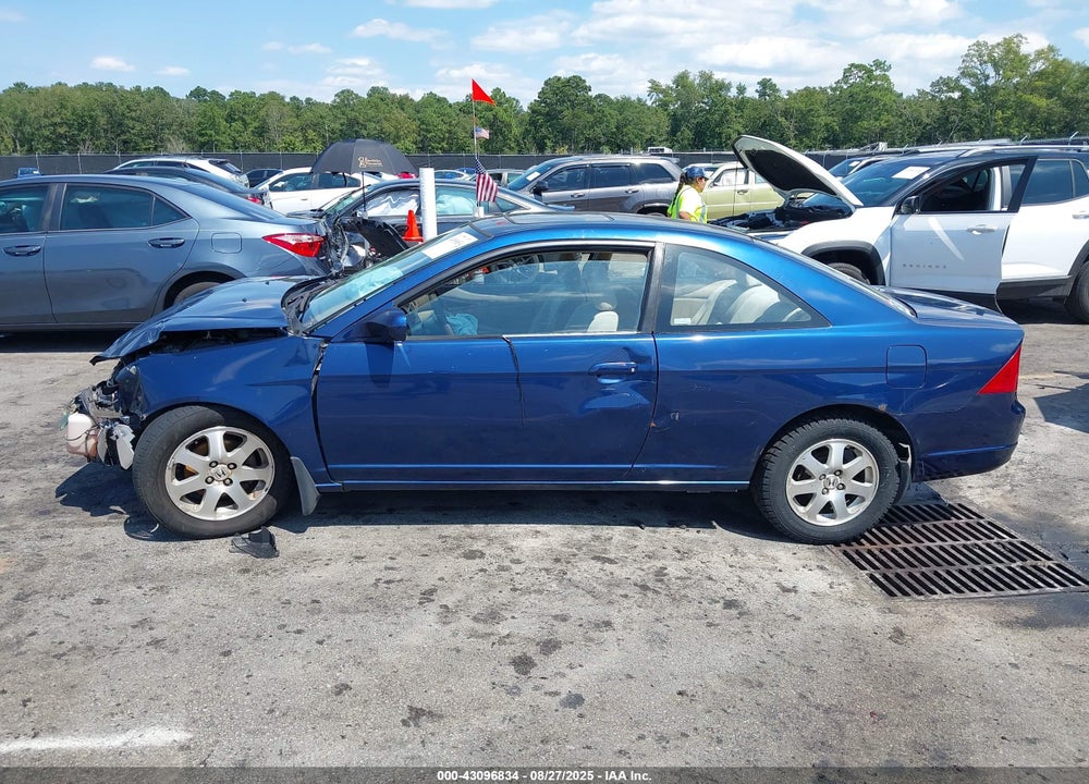 2003 HONDA CIVIC EX VIN: 1HGEM22963L018878