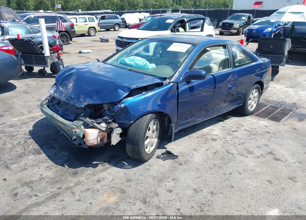 2003 HONDA CIVIC EX VIN: 1HGEM22963L018878