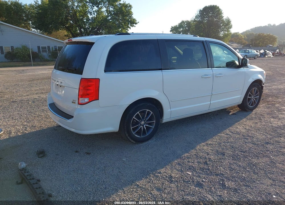 2017 DODGE GRAND CARAVAN SXT VIN: 2C4RDGCG1HR801910