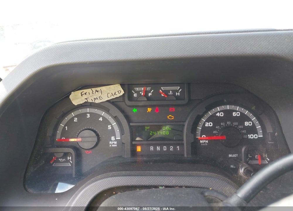 2013 FORD E-250 COMMERCIAL VIN: 1FTNS2EW5DDA38556
