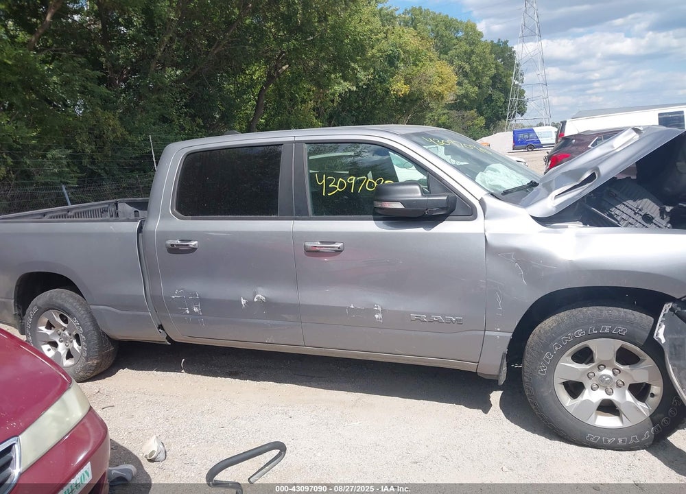 2019 RAM 1500 BIG HORN/LONE STAR 4X4 6'4 BOX VIN: 1C6SRFMTXKN578495