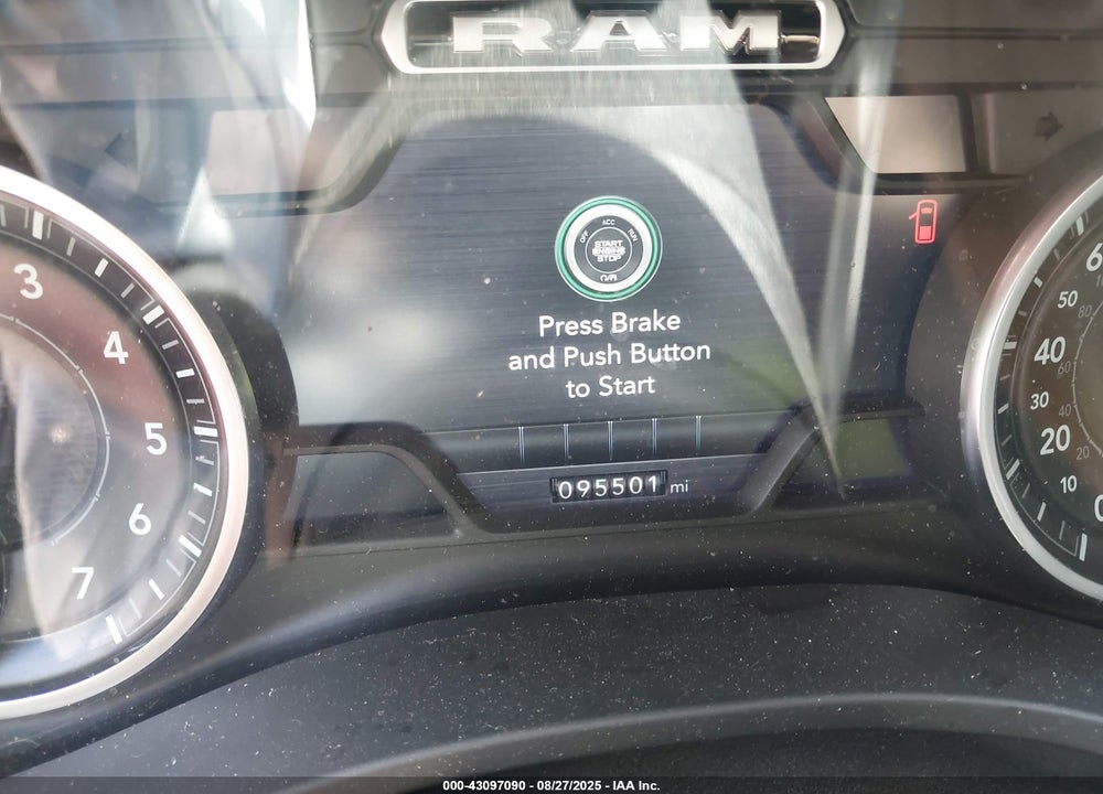 2019 RAM 1500 BIG HORN/LONE STAR 4X4 6'4 BOX VIN: 1C6SRFMTXKN578495