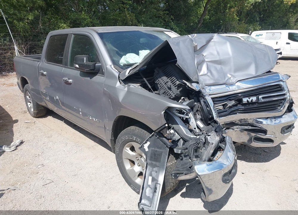 2019 RAM 1500 BIG HORN/LONE STAR 4X4 6'4 BOX VIN: 1C6SRFMTXKN578495