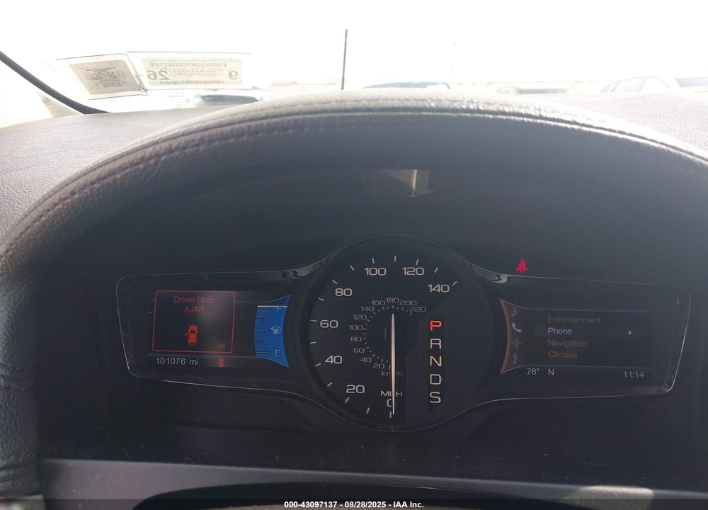 2013 LINCOLN MKX VIN: 2LMDJ8JK8DBL02248