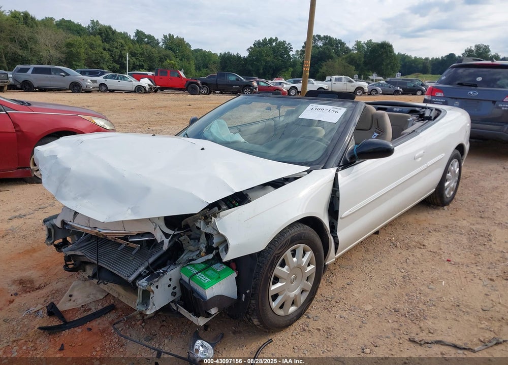 2004 CHRYSLER SEBRING VIN: 1C3EL45X54N399849