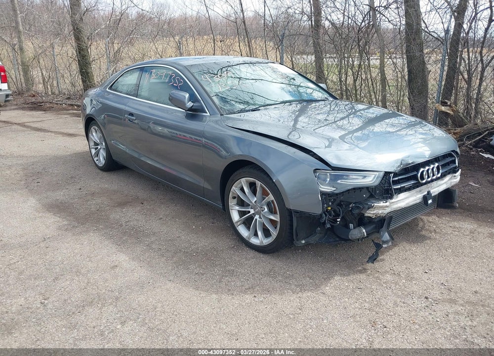 2013 AUDI A5 2.0T PREMIUM VIN: WAULFAFR1DA000769