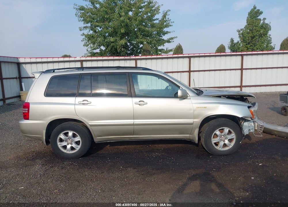 2002 TOYOTA HIGHLANDER LIMITED V6 VIN: JTEHF21A820095121
