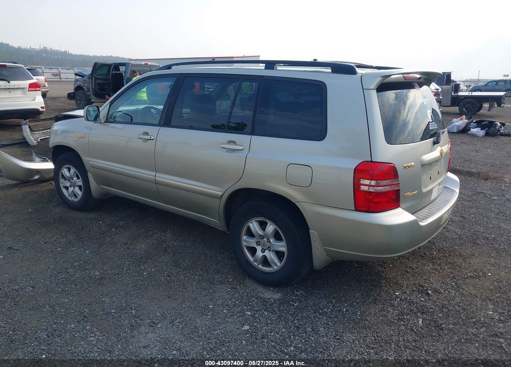 2002 TOYOTA HIGHLANDER LIMITED V6 VIN: JTEHF21A820095121