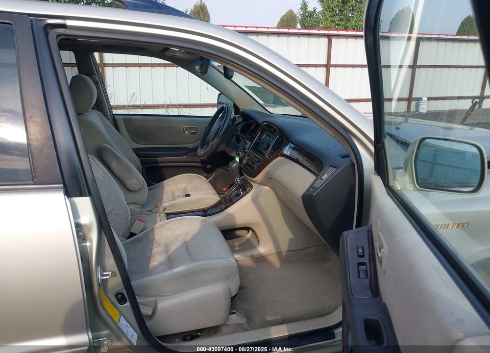 2002 TOYOTA HIGHLANDER LIMITED V6 VIN: JTEHF21A820095121