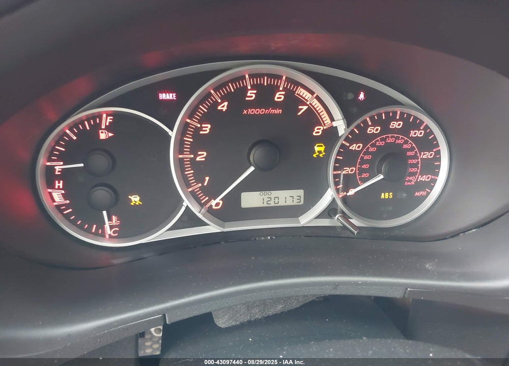 2011 SUBARU IMPREZA WRX VIN: JF1GR7E69BG831975