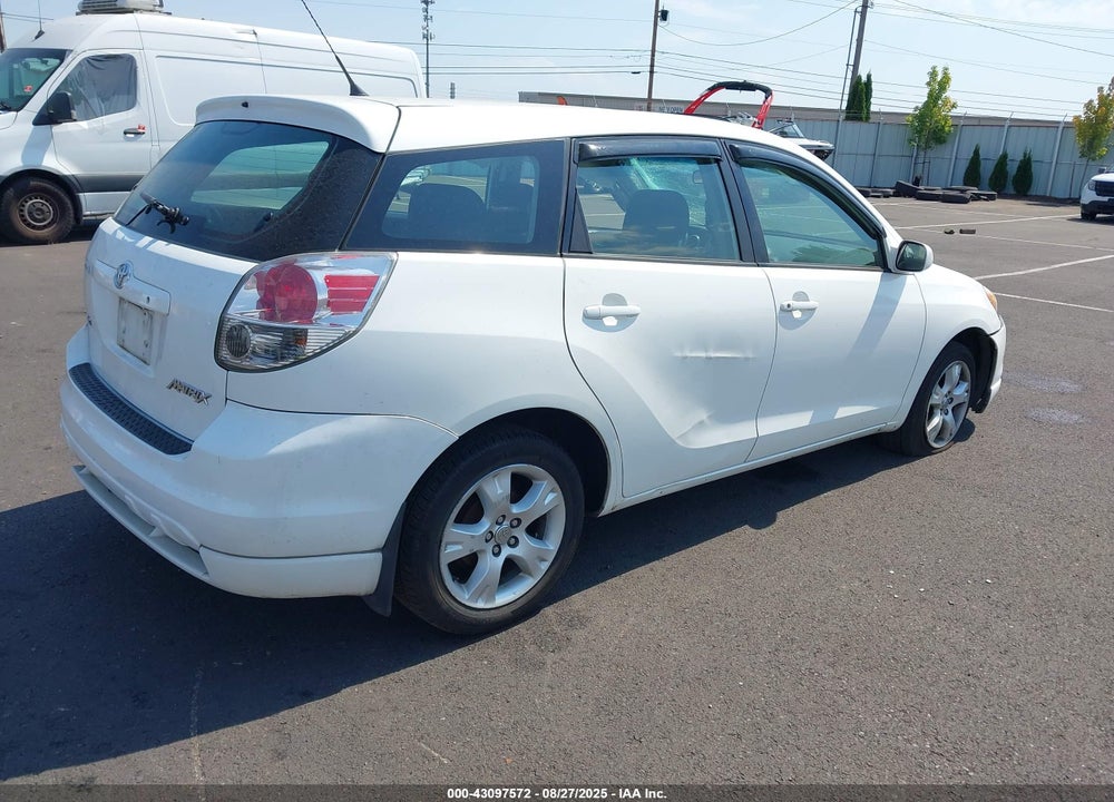 2008 TOYOTA MATRIX/XR VIN: 2T1KR30E28C709932