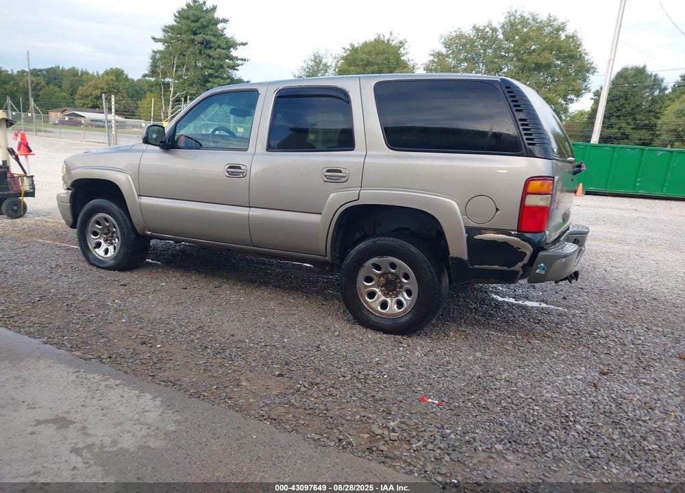 2003 CHEVROLET TAHOE Z71 VIN: 1GNEK13Z73R290566