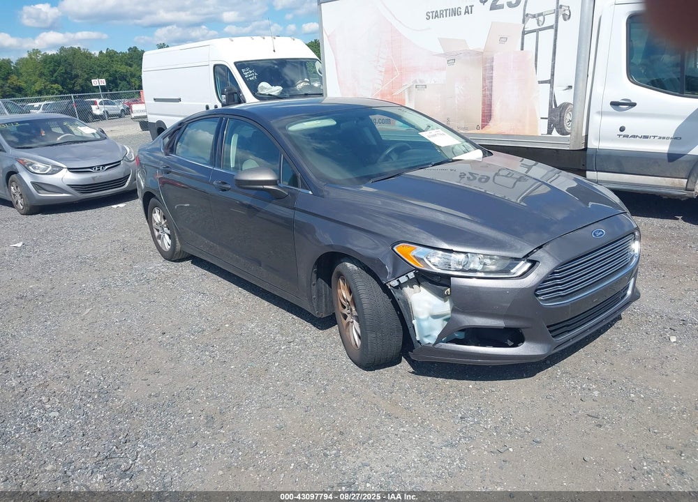 2016 FORD FUSION S VIN: 1FA6P0G7XG5126149