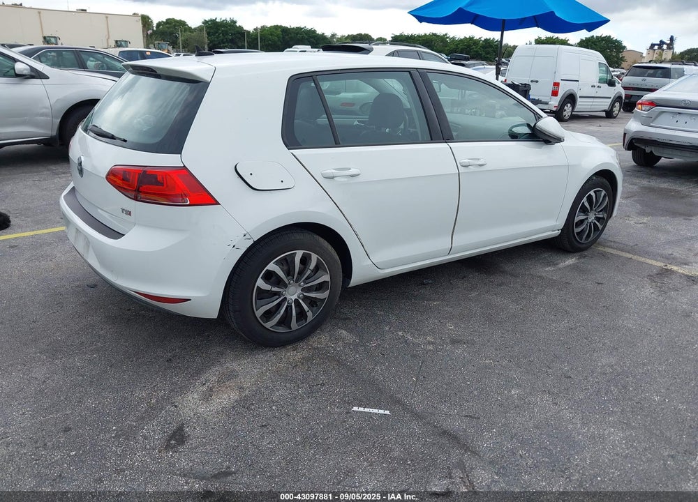 2015 VOLKSWAGEN GOLF VIN: 3VW217AU9FM033629