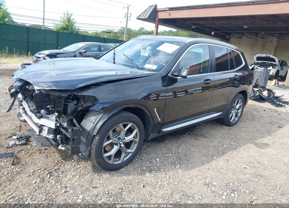 2022 BMW X3 XDRIVE30I VIN: 5UX53DP09N9K87897