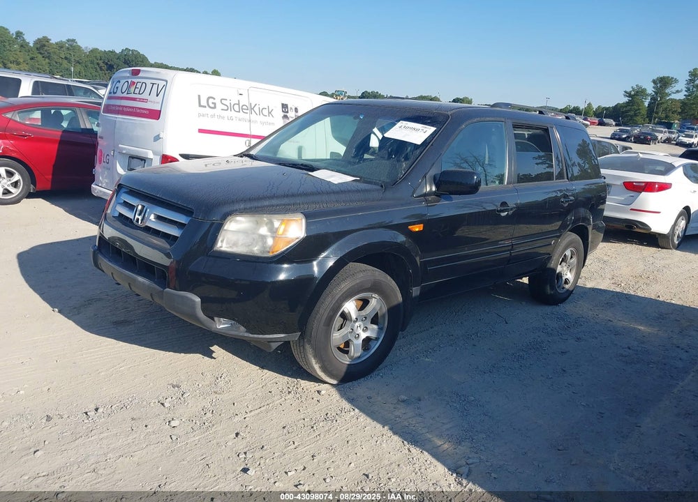 2008 HONDA PILOT EX-L VIN: 5FNYF28748B029433