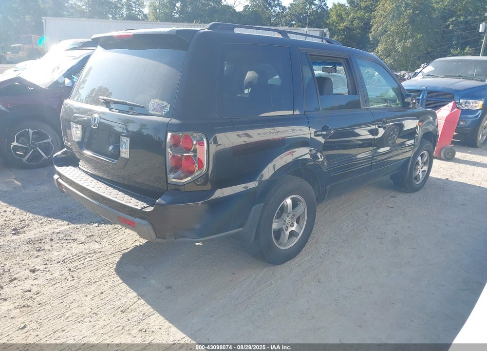 2008 HONDA PILOT EX-L VIN: 5FNYF28748B029433