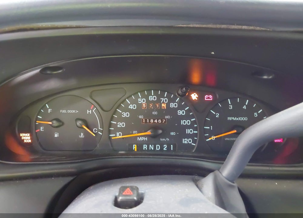 1998 FORD TAURUS SE COMFORT VIN: 1FAFP53S4WG173672