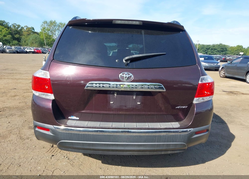 2013 TOYOTA HIGHLANDER VIN: 5TDBK3EH6DS207644