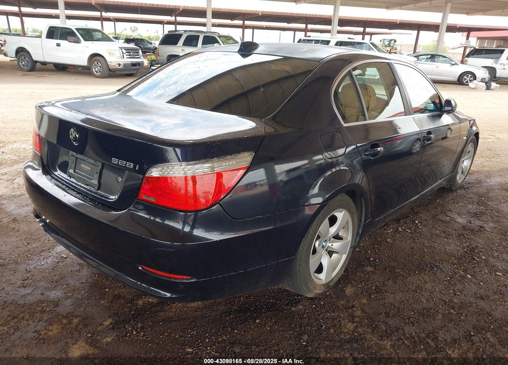 2008 BMW 5 SERIES VIN: WBANU53578C111263